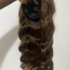 Brown Virgin Human Hair Bodywave Wig