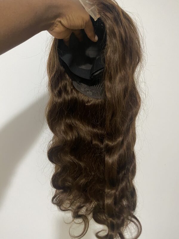 IMG_5642 Brown Virgin Human Hair Bodywave Wig
