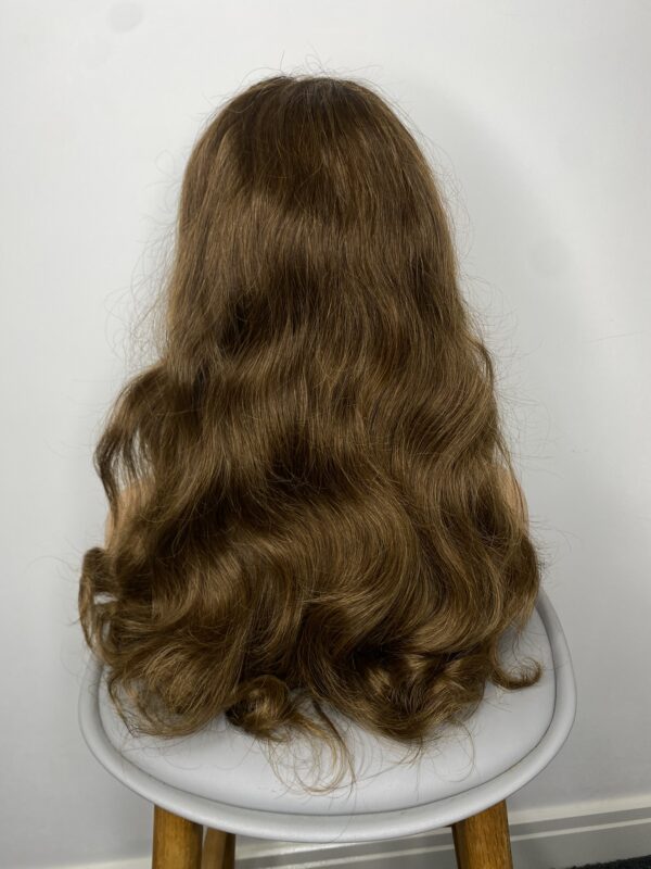 IMG_7744 SDD Brown Virgin Human Hair Bouncy 20 Inches Wig