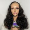 image00001 SDD Virgin Human Hair Bouncy 4x4 Closure Wig