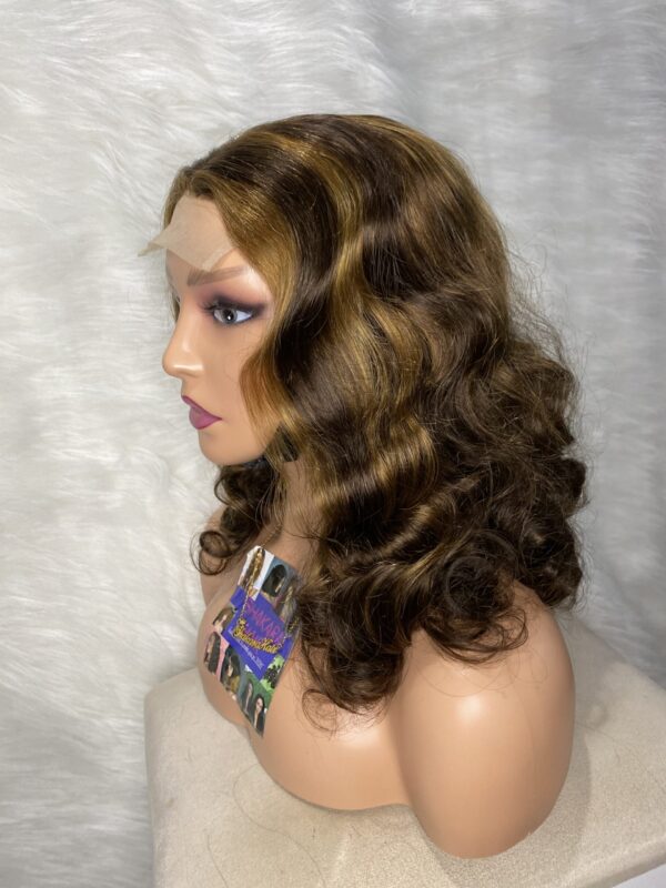 image00001 Virgin Human Hair Bouncy 18 Inches Wig