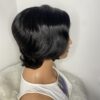 Black Human Hair Pixie Cut Wig