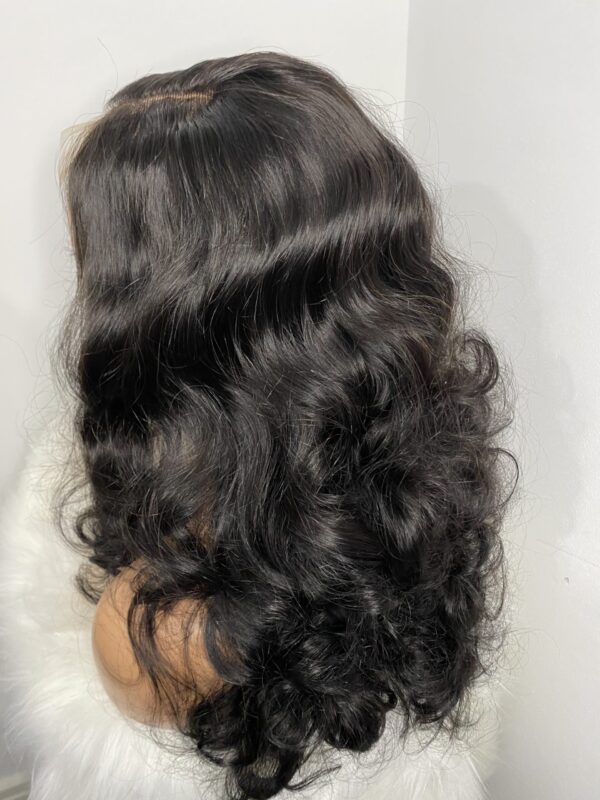 image00003 SDD Virgin Human Hair Bouncy 4x4 Closure Wig