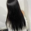 image00003 Virgin Human Hair Silky Straight 26 Inches Wig