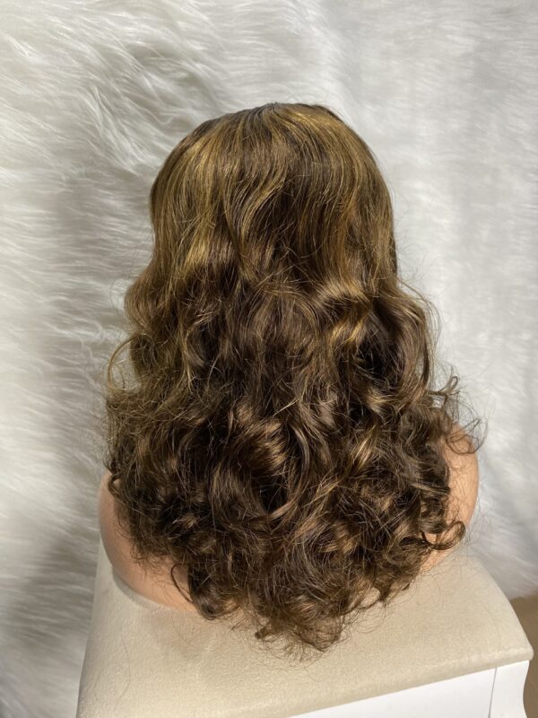 image00004 Virgin Human Hair Bouncy 18 Inches Wig