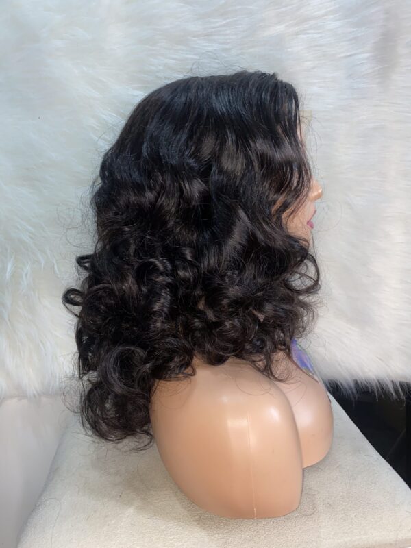 image00004 14 Inches Virgin Human Hair Bouncy Wig