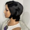 Black Human Hair Pixie Cut Wig