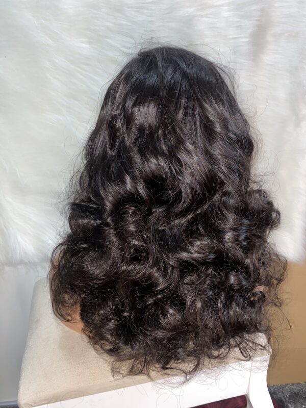 image00005 14 Inches Virgin Human Hair Bouncy Wig