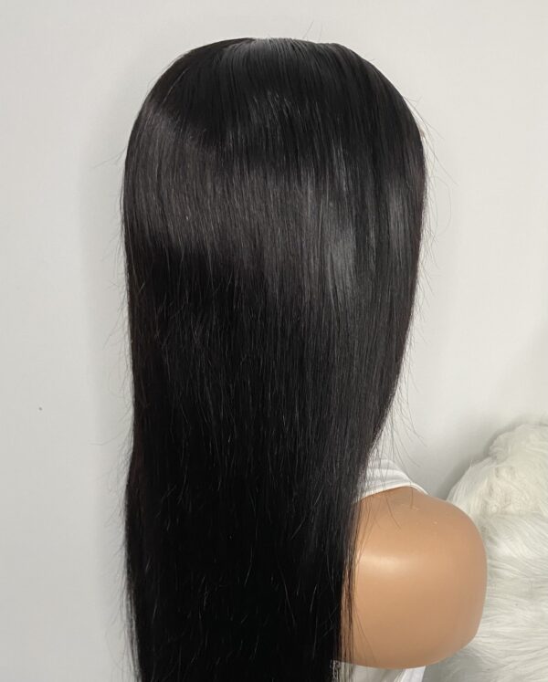 image00005 Virgin Human Hair Silky Straight 32 Inches Wig
