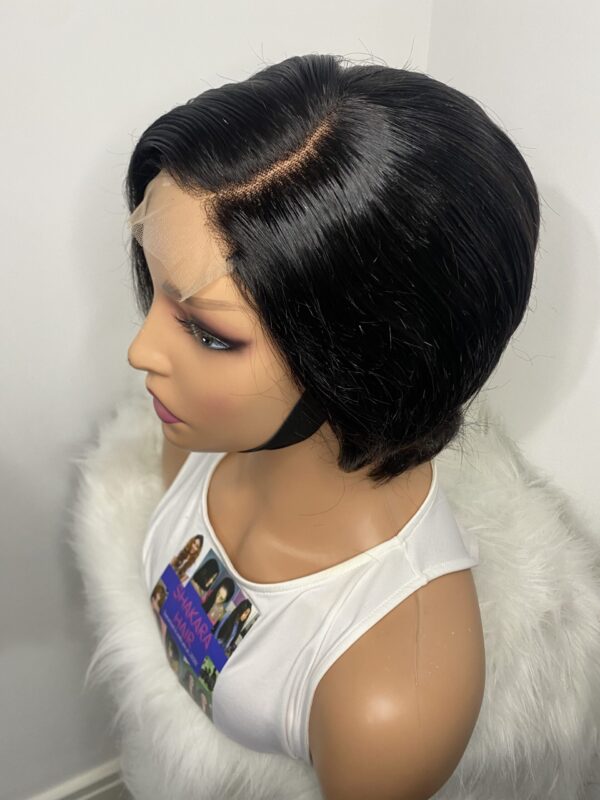 image00005 Black Human Hair Pixie Cut Wig