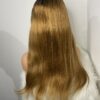 image00005 Virgin Human Hair Silky Straight Ombré Tfrontal Wig