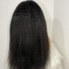 image00005 Kinky Straight Virgin Human Hair 22 Inches Wig