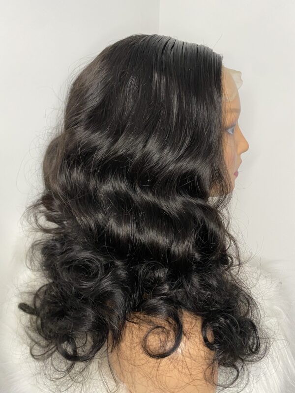 image00006 SDD Virgin Human Hair Bouncy 4x4 Closure Wig