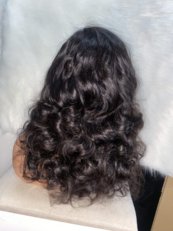image00006 14 Inches Virgin Human Hair Bouncy Wig