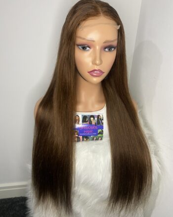 Virgin Human Hair Silky Straight 28 Inches Wig
