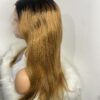 image00006 Virgin Human Hair Silky Straight Ombré Tfrontal Wig
