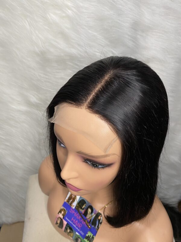 image00006 Double Drawn Virgin Human Hair Straight Bob Wig