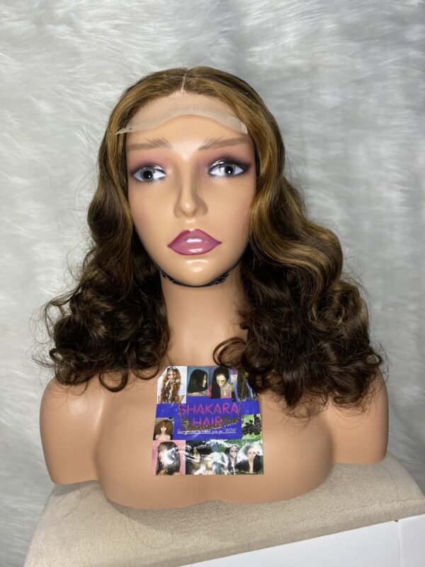 image00007 Virgin Human Hair Bouncy 18 Inches Wig