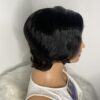 Black Human Hair Pixie Cut Wig