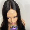 image00007 Virgin Human Hair Silky Straight 26 Inches Wig