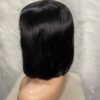 Double Drawn Virgin Human Hair Straight Bob Wig