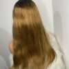 image00008 Virgin Human Hair Silky Straight Ombré Tfrontal Wig