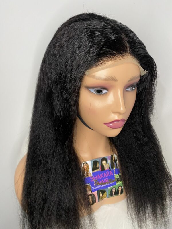 image00008 Kinky Straight Virgin Human Hair 22 Inches Wig