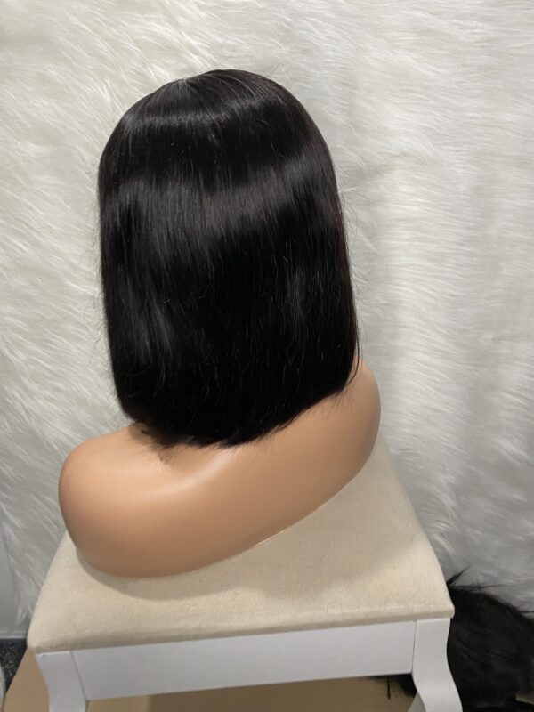 image00008 Double Drawn Virgin Human Hair Straight Bob Wig
