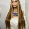 image00009 Virgin Human Hair Silky Straight Highlights 30 Inches Wig