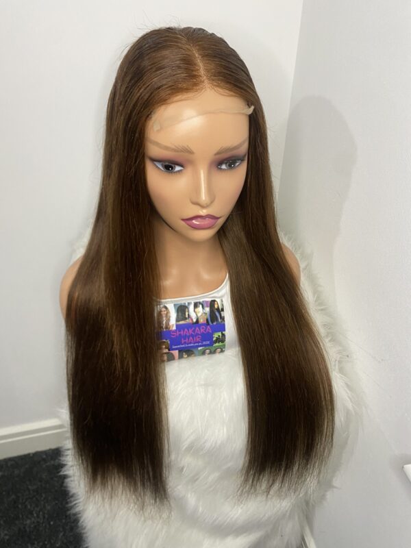 image00010 Virgin Human Hair Silky Straight 28 Inches Wig