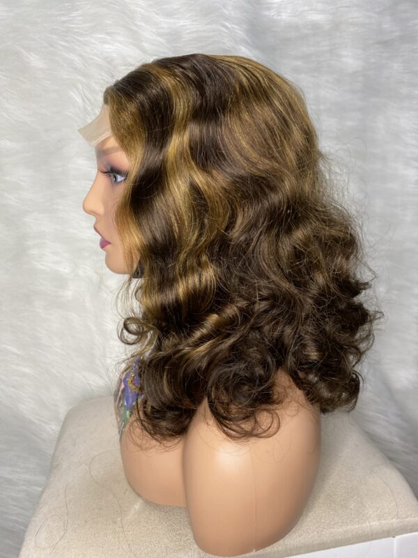 image00010 Virgin Human Hair Bouncy 18 Inches Wig
