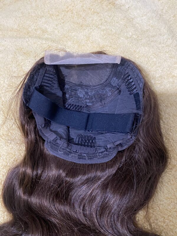 image00010 Brown Virgin Human Hair Bodywave Wig