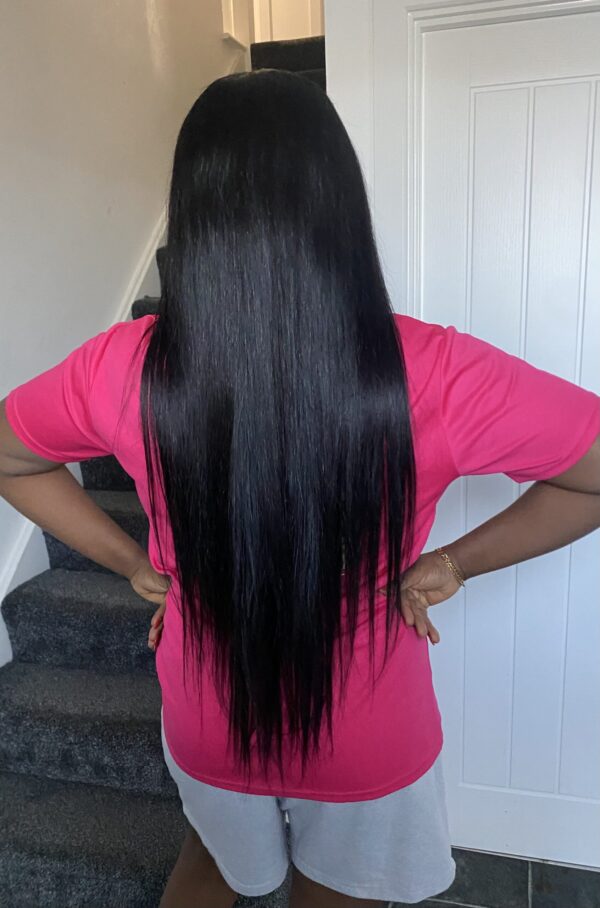 image00011 Virgin Human Hair Silky Straight 32 Inches Wig