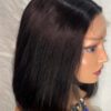 Double Drawn Virgin Human Hair Straight Bob Wig