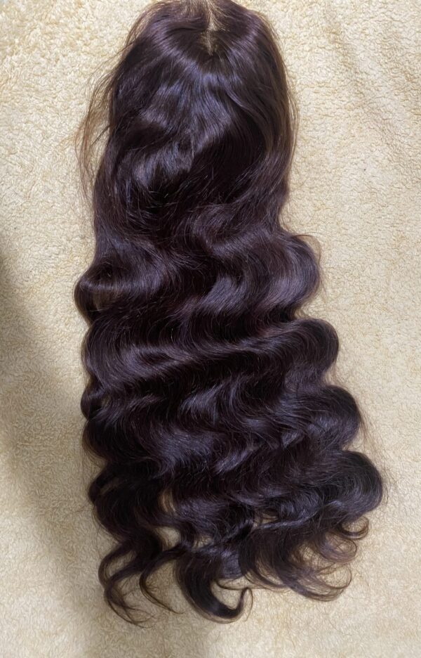 image00011 Brown Virgin Human Hair Bodywave Wig