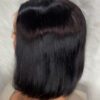 Double Drawn Virgin Human Hair Straight Bob Wig