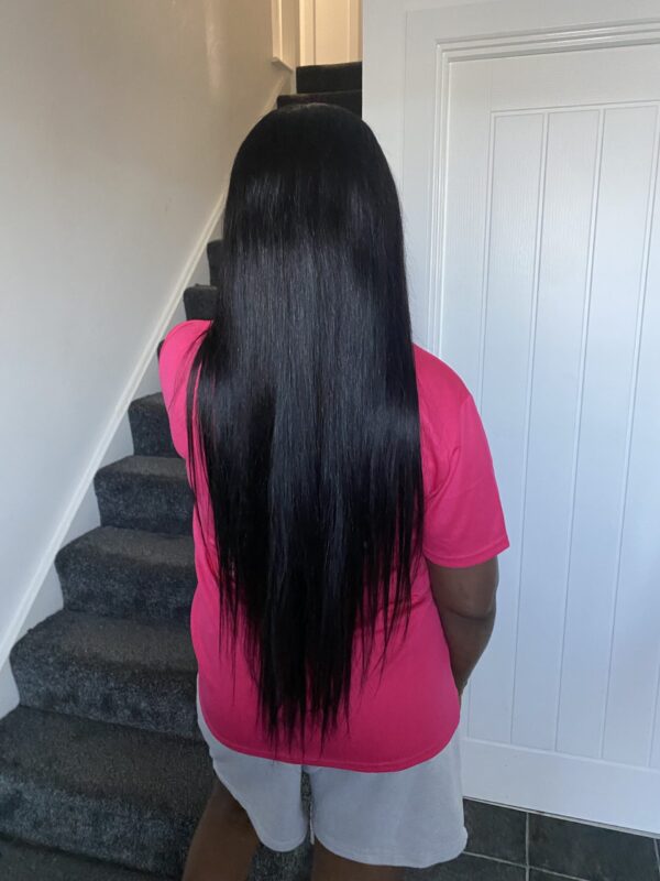 image00013 Virgin Human Hair Silky Straight 32 Inches Wig