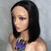 Double Drawn Virgin Human Hair Straight Bob Wig
