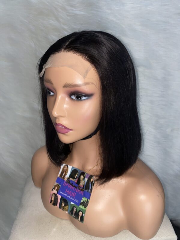image00013 Double Drawn Virgin Human Hair Straight Bob Wig