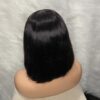 Double Drawn Virgin Human Hair Straight Bob Wig