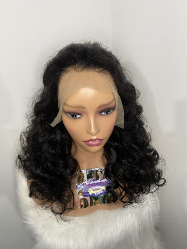 image00015 SDD Virgin Human Hair Bouncy 13x4 Frontal Wig