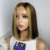 image00017 Raw Vietnamese Human Hair Bone straight birthmark Bob SDD 12 Inches Wig