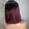 image00020 Burgundy Virgin Human Hair Straight Bob Double Drawn Wig