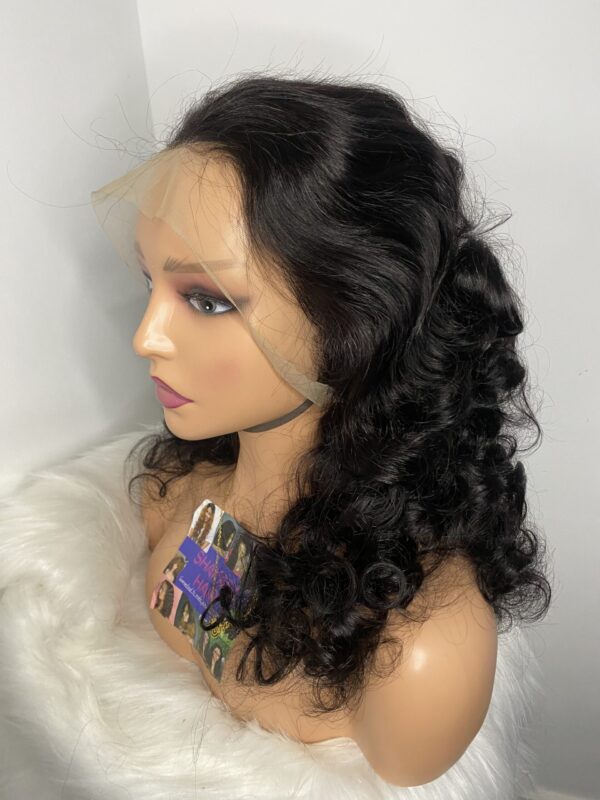 image00020 SDD Virgin Human Hair Bouncy 13x4 Frontal Wig