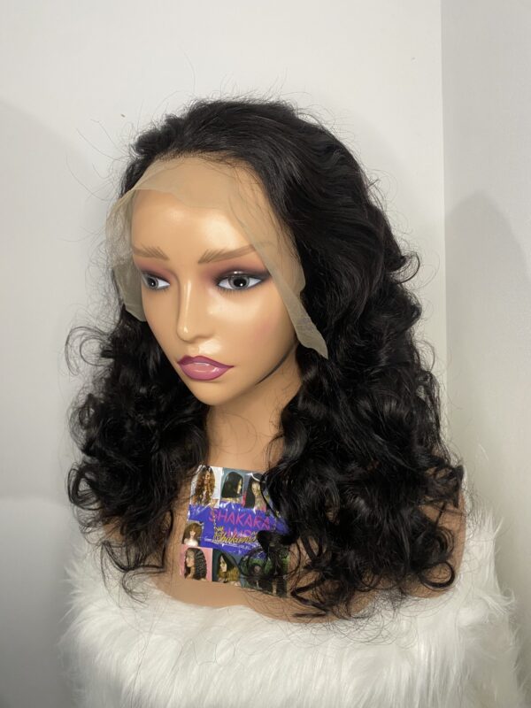 image00022 SDD Virgin Human Hair Bouncy 13x4 Frontal Wig