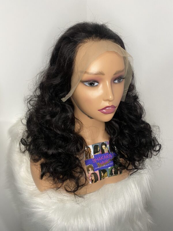 image00023 SDD Virgin Human Hair Bouncy 13x4 Frontal Wig