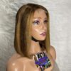Highlights Virgin Human Hair Straight Bob Double Drawn Wig