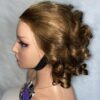 image00029 Blonde and Brown Highlights Virgin Human Hair Bouncy Wig