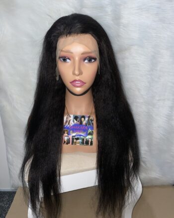 image00217 Kinky Straight Virgin Human Hair 30 Inches Wig