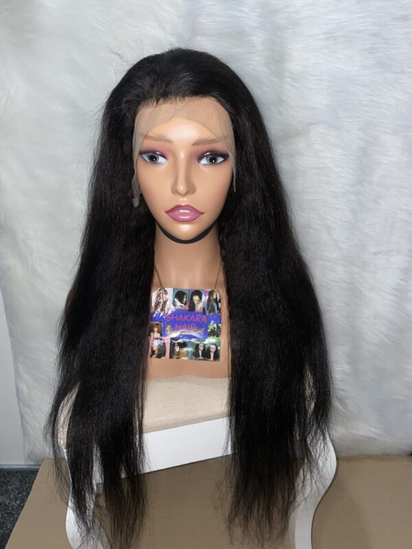 image00217 Kinky Straight Virgin Human Hair 30 Inches Wig